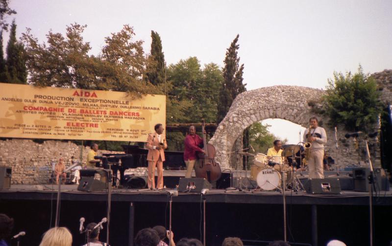 1982-60.jpg - 15.07.1982 Arena Stage
Clark Terry Septet:
Charlie Fox, Clark Terry, Eddie Jones, Gus Johnson, Frank Foster(, Marshal Royal)