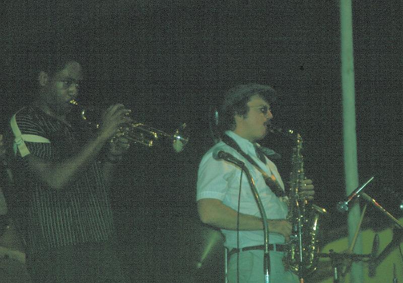 1983-042.jpg - 09.07.1983 Dance Stage
"Richie Cole & Alto Madness":
John Faddis, Ritchie Cole